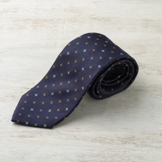星型織柄 バイオレットネクタイ