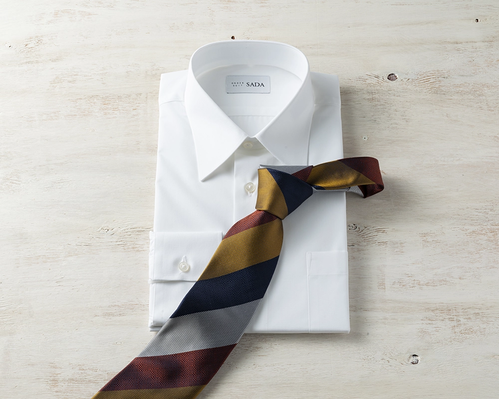 レジメンタルネクタイ(レッド×イエロー×ブルー×ホワイト) - Image 3