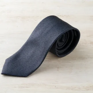 ネクタイ（ネイビー／織柄）